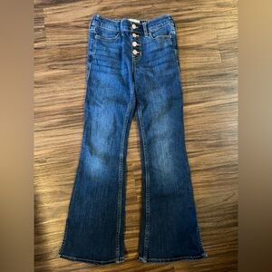 Abercrombie Kids High Rise Flare Jeans- Size 9/10 Regular